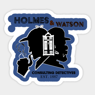 Holmes and Watson Sticker